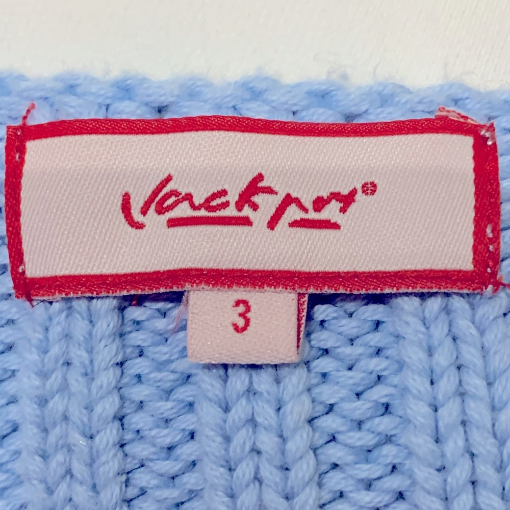 Beautiful V-Neck Knit from Jackpot in a Sky Blue - Picture 5 of 5
